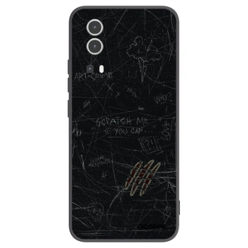 Picasee Vivo Y72 5G Hülle - Schwarzes Silikon - SCRATCH