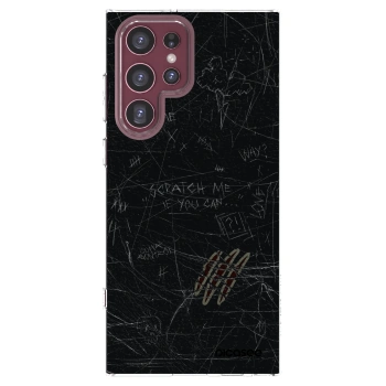 Picasee Samsung Galaxy S22 Ultra 5G Hülle - Transparentes Silikon - SCRATCH