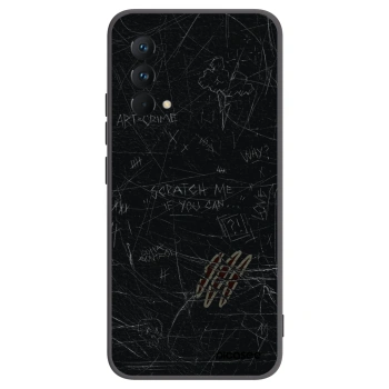 Picasee Realme GT Master Edition 5G Hülle - Schwarzes Silikon - SCRATCH