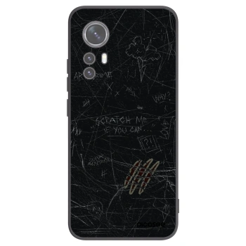 Picasee Xiaomi 12 Hülle - Schwarzes Silikon - SCRATCH