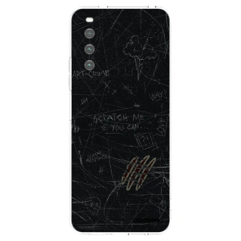 Picasee Sony Xperia 10 IV 5G Hülle - Transparentes Silikon - SCRATCH