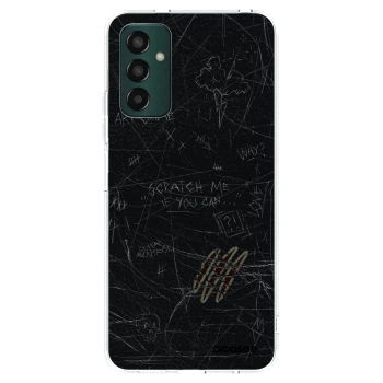 Picasee Samsung Galaxy M13 M135F Hülle - Transparentes Silikon - SCRATCH