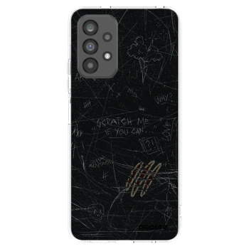 Picasee Samsung Galaxy A73 5G Hülle - Transparentes Silikon - SCRATCH