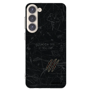 Picasee Samsung Galaxy S23+ 5G Hülle - Transparentes Silikon - SCRATCH
