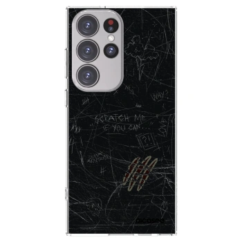Picasee Samsung Galaxy S23 Ultra 5G Hülle - Transparentes Silikon - SCRATCH