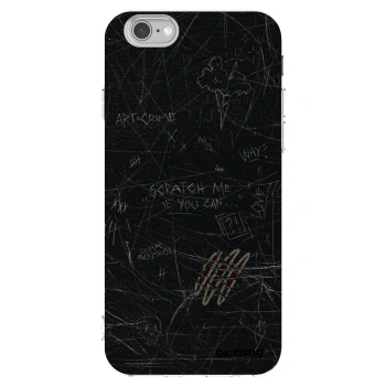 Picasee Apple iPhone 6/6S Hülle - Transparentes Silikon - SCRATCH