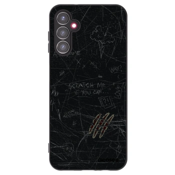 Picasee Samsung Galaxy A14 4G A145R Hülle - Schwarzes Silikon - SCRATCH