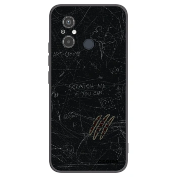 Picasee Xiaomi Redmi 12C Hülle - Schwarzes Silikon - SCRATCH