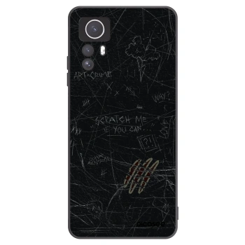 Picasee Xiaomi Redmi Note 12S Hülle - Schwarzes Silikon - SCRATCH