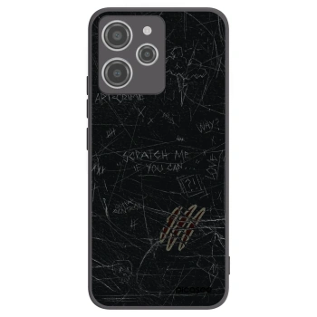 Picasee Xiaomi Redmi 12 4G Hülle - Schwarzes Silikon - SCRATCH
