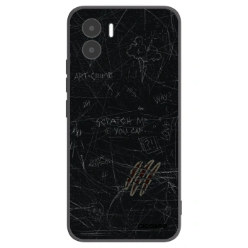 Picasee Xiaomi Redmi A2 Hülle - Schwarzes Silikon - SCRATCH