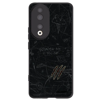 Picasee Honor 90 5G Hülle - Schwarzes Silikon - SCRATCH