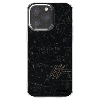 Picasee Apple iPhone 15 Pro Max Hülle - Transparentes Silikon - SCRATCH