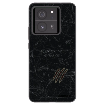 Picasee Xiaomi 13T Hülle - Schwarzes Silikon - SCRATCH