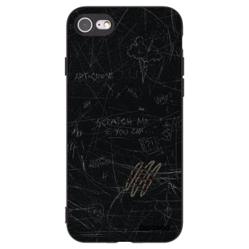 Picasee Apple iPhone 7 Hülle - Schwarzes Silikon - SCRATCH