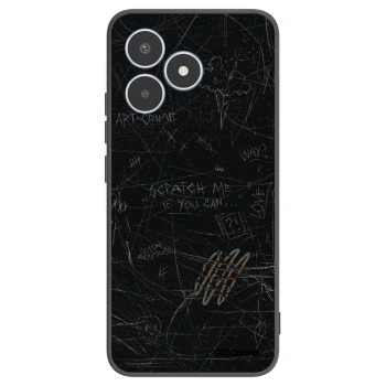 Picasee Realme C53 Hülle - Schwarzes Silikon - SCRATCH