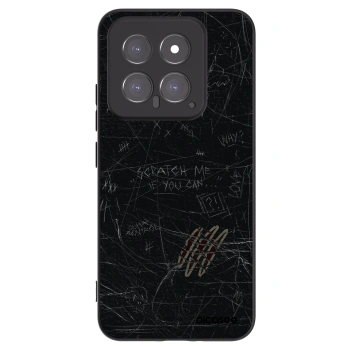 Picasee Xiaomi 14 Hülle - Schwarzes Silikon - SCRATCH