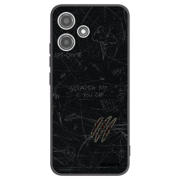 Picasee Xiaomi Redmi 12 5G Hülle - Schwarzes Silikon - SCRATCH