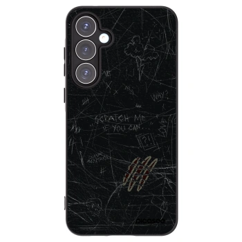 Picasee Samsung Galaxy A55 5G A556B Hülle - Schwarzes Silikon - SCRATCH