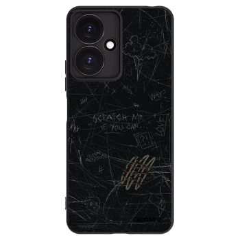 Picasee Xiaomi Redmi 13C 5G Hülle - Schwarzes Silikon - SCRATCH