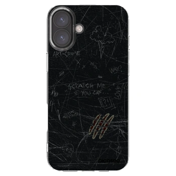 Picasee Apple iPhone 16 Plus Hülle - Transparentes Silikon - SCRATCH