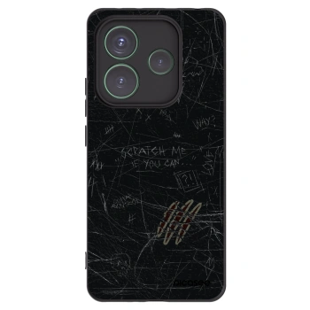 Picasee Xiaomi Redmi Note 14 5G Hülle - Schwarzes Silikon - SCRATCH