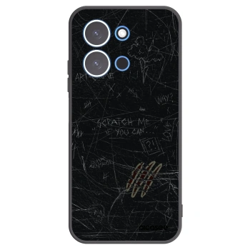 Picasee Xiaomi Redmi 15C 4G Hülle - Schwarzes Silikon - SCRATCH