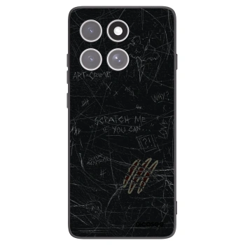 Picasee Motorola Edge 60 Fusion Hülle - Schwarzes Silikon - SCRATCH