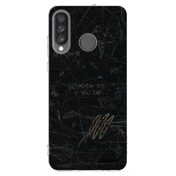 Picasee Huawei P30 Lite Hülle - Transparentes Silikon - SCRATCH