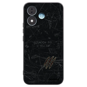 Picasee Xiaomi Redmi Note 17 5G Hülle - Schwarzes Silikon - SCRATCH