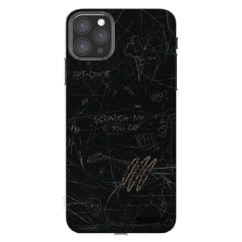Picasee Apple iPhone 11 Pro Max Hülle - Transparentes Silikon - SCRATCH