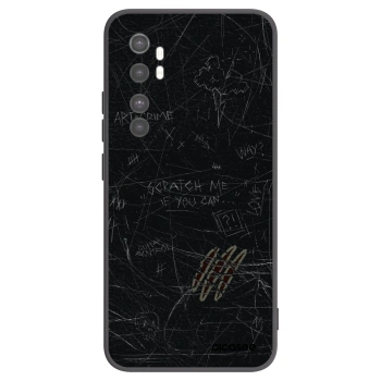 Picasee Xiaomi Mi Note 10 Lite Hülle - Schwarzes Silikon - SCRATCH