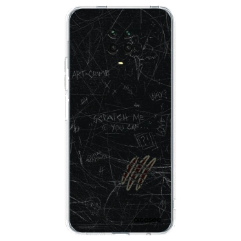 Picasee Xiaomi Redmi Note 9S Hülle - Transparentes Silikon - SCRATCH