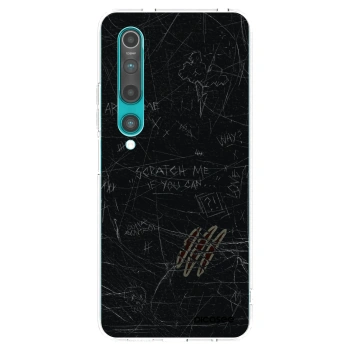 Picasee Xiaomi Mi 10 Hülle - Transparentes Silikon - SCRATCH