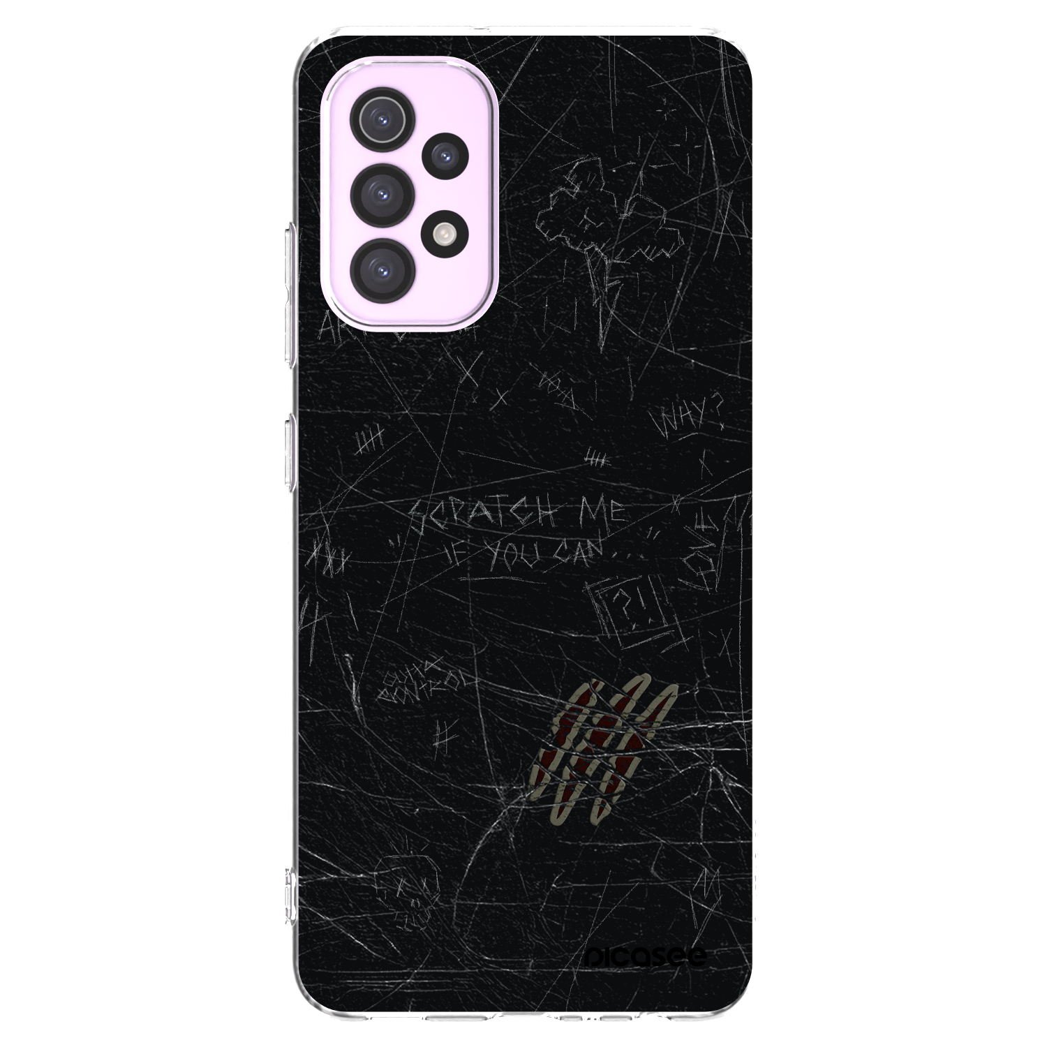 Picasee Samsung Galaxy A32 5G A326B Hülle - Transparentes Silikon - SCRATCH