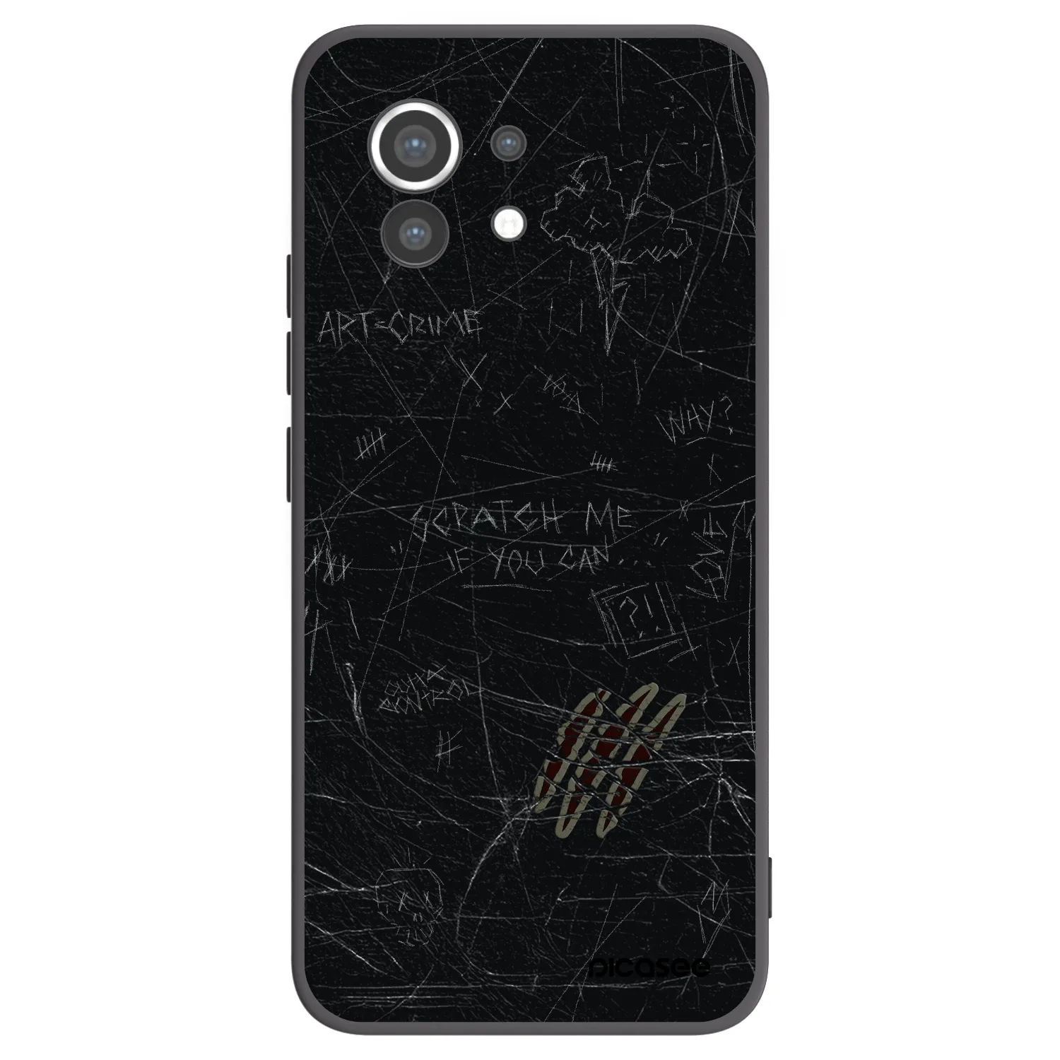 Picasee Xiaomi Mi 11 Hülle - Schwarzes Silikon - SCRATCH