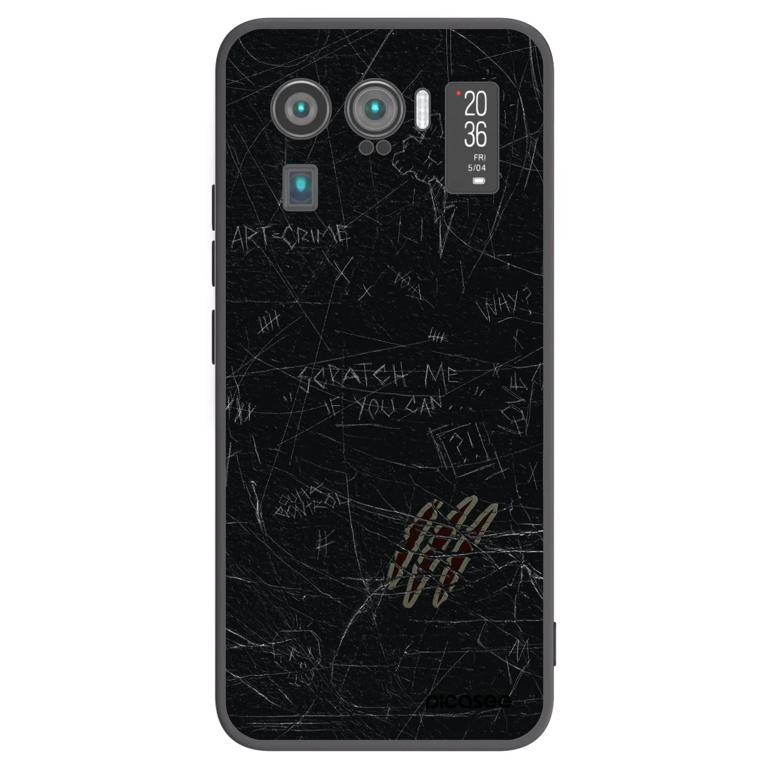 Picasee Xiaomi Mi 11 Ultra Hülle - Schwarzes Silikon - SCRATCH