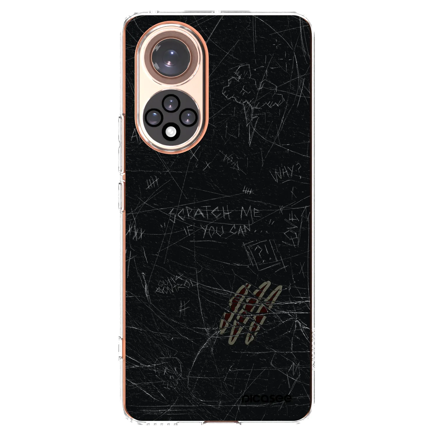 Picasee Huawei Nova 9 Hülle - Transparentes Silikon - SCRATCH