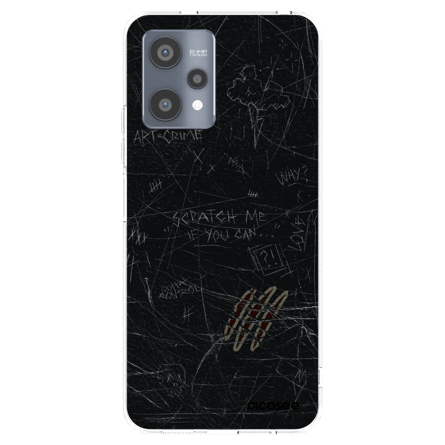 Picasee Realme 9 Pro 5G Hülle - Transparentes Silikon - SCRATCH
