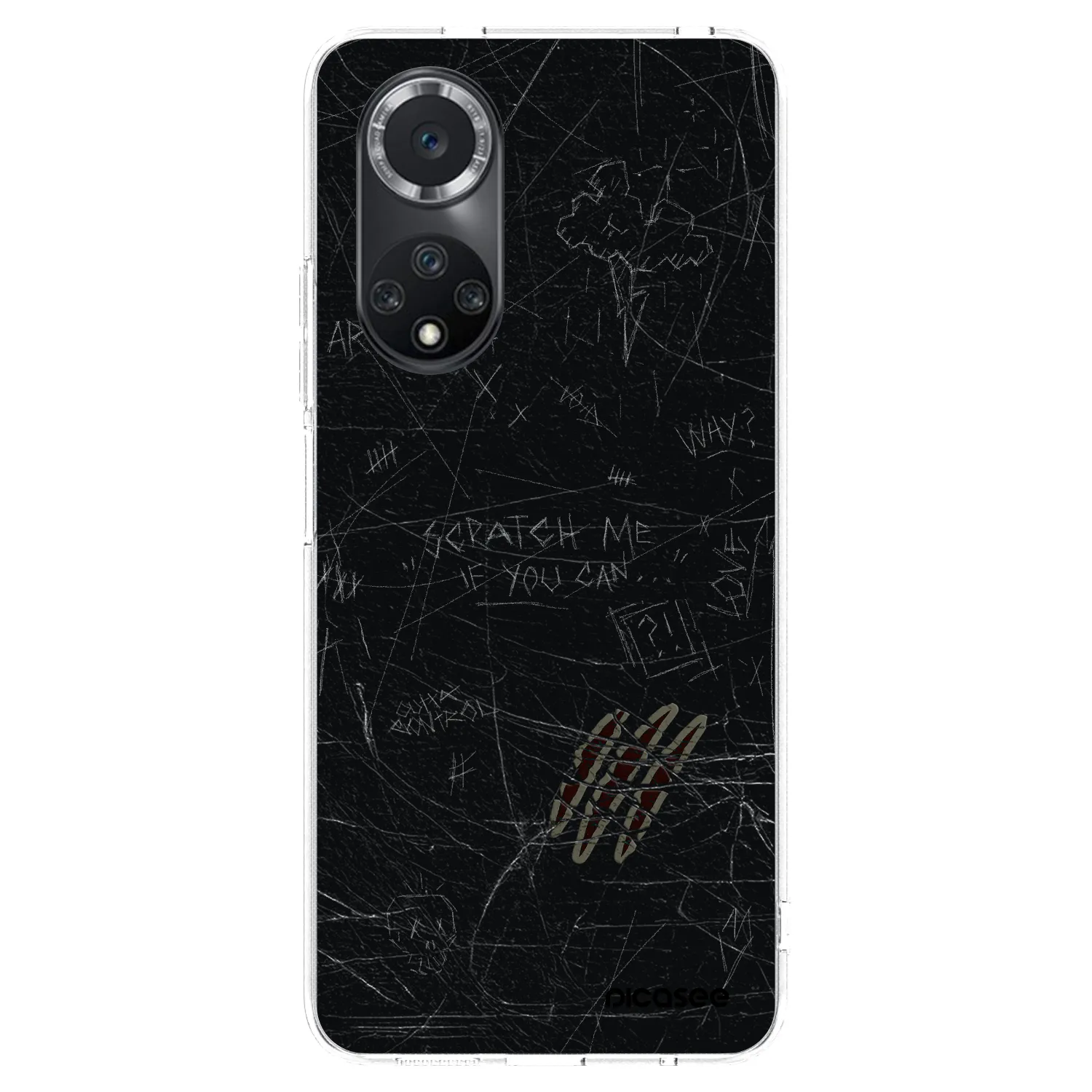 Picasee Huawei Nova 9 SE Hülle - Transparentes Silikon - SCRATCH