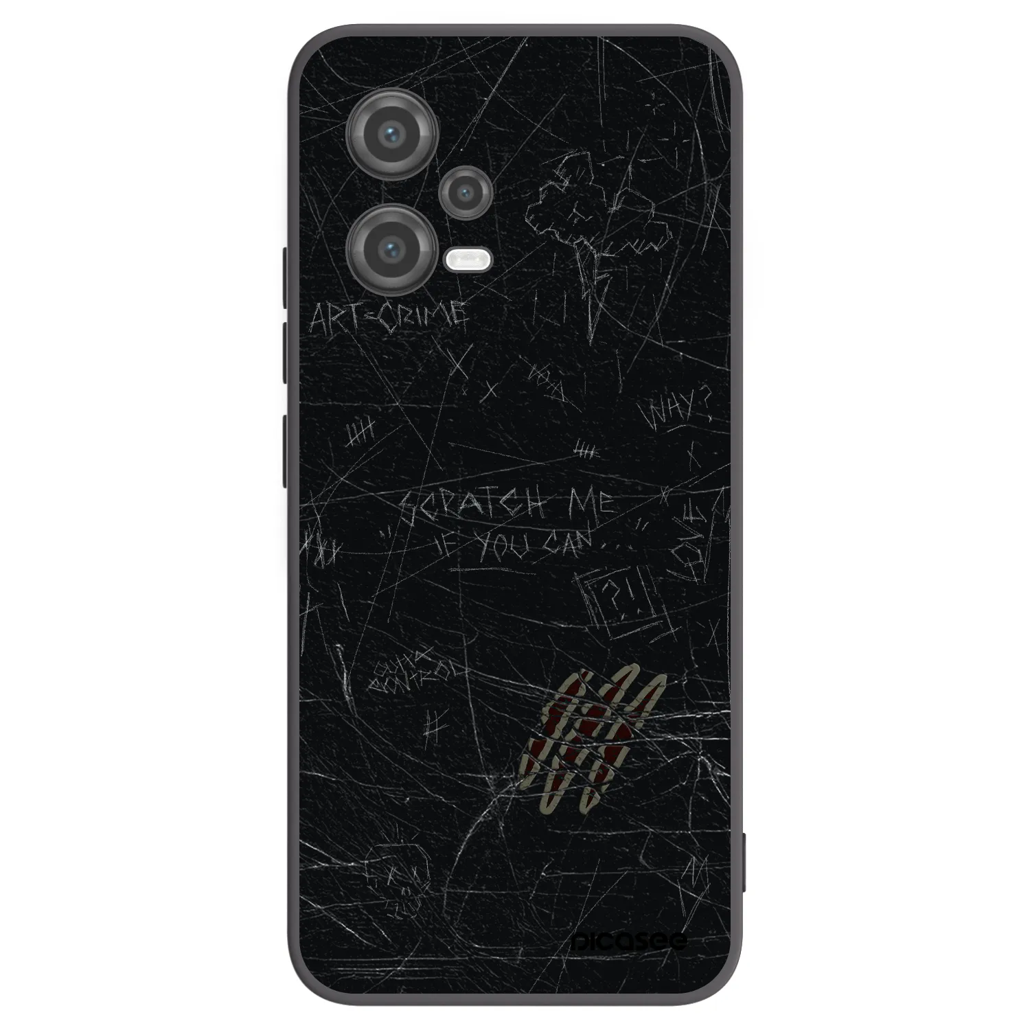 Picasee Xiaomi Poco X5 Hülle - Schwarzes Silikon - SCRATCH