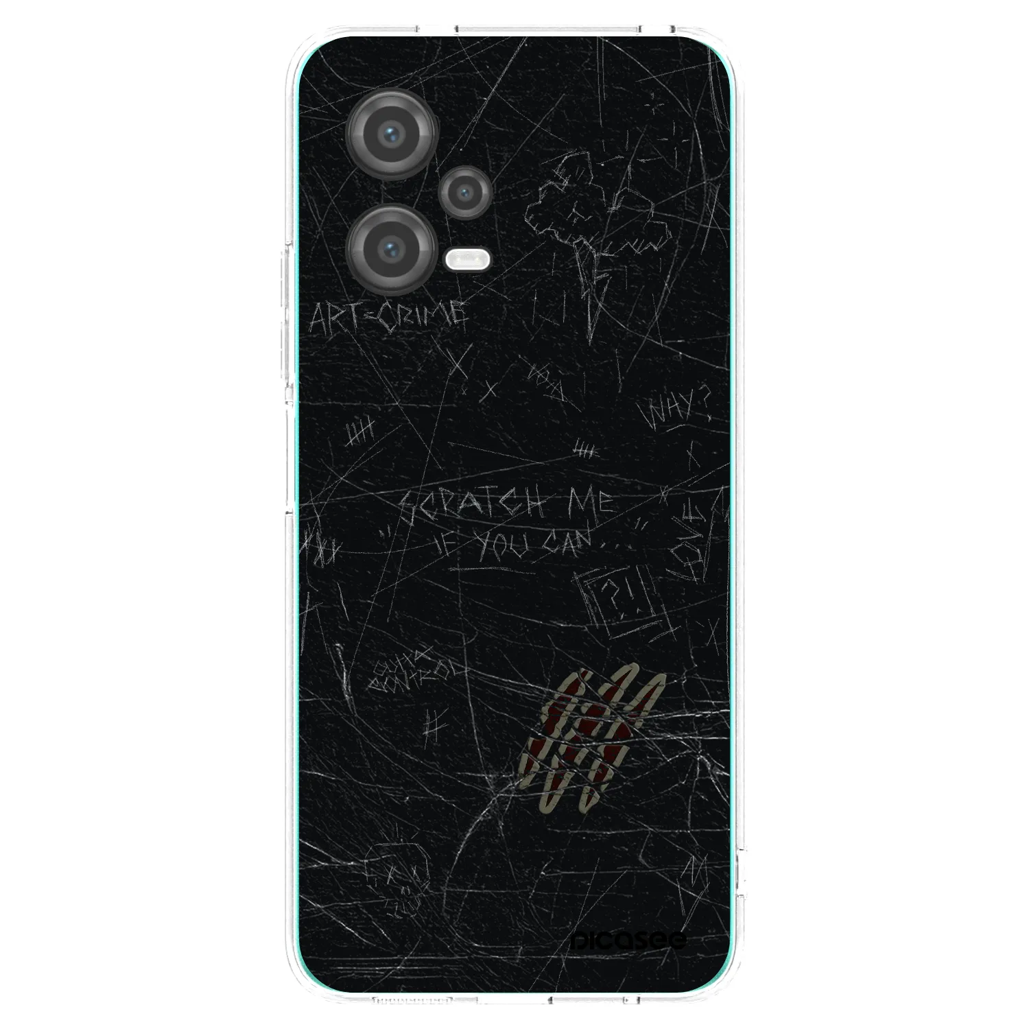Picasee Xiaomi Poco X5 Hülle - Transparentes Silikon - SCRATCH