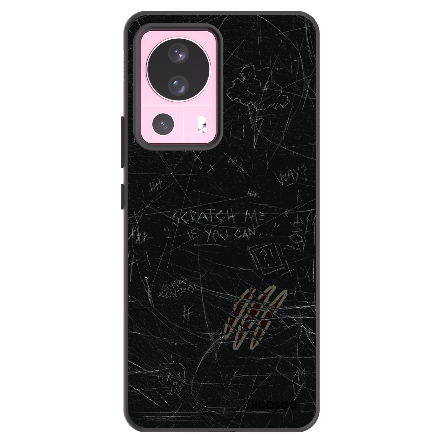 Picasee Xiaomi 13 Lite Hülle - Schwarzes Silikon - SCRATCH