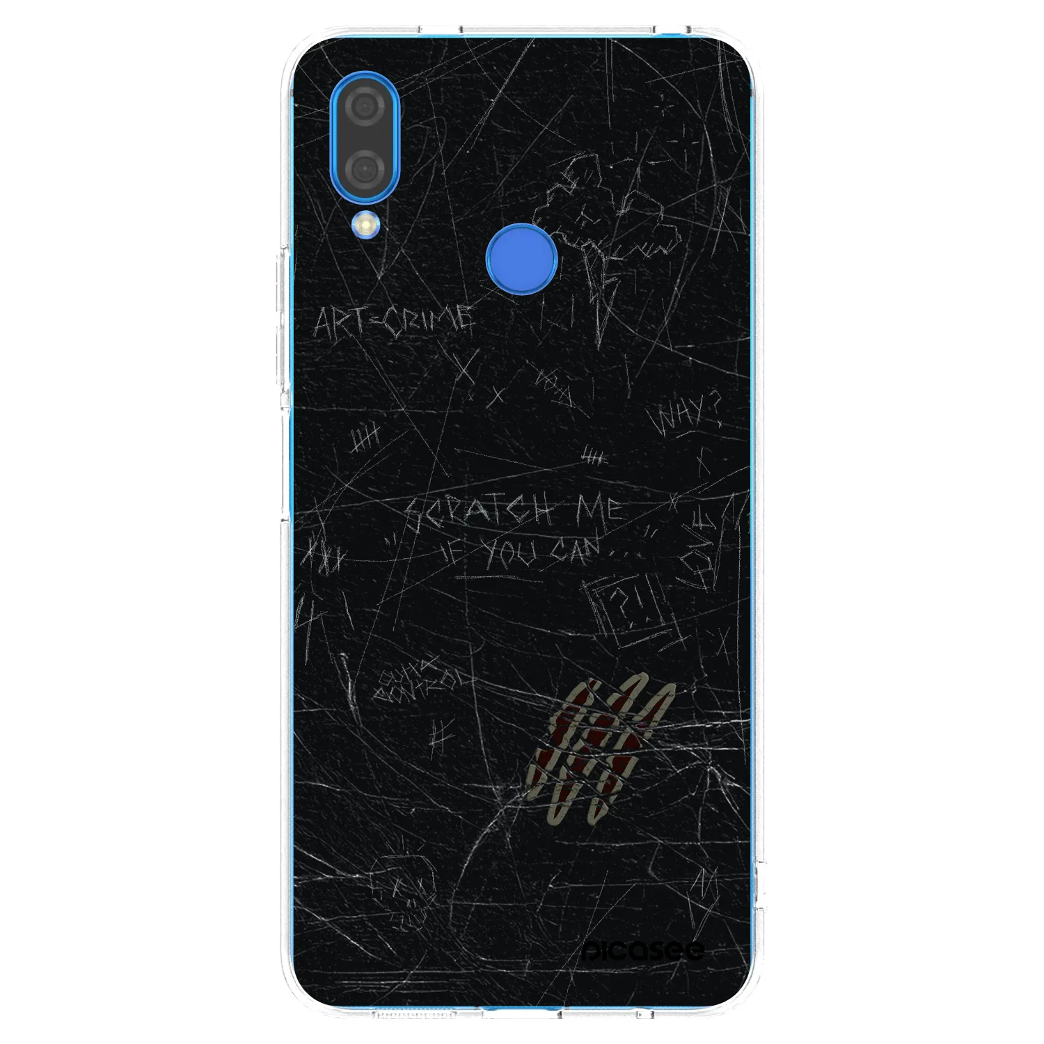 Picasee Huawei Nova 3 Hülle - Transparentes Silikon - SCRATCH