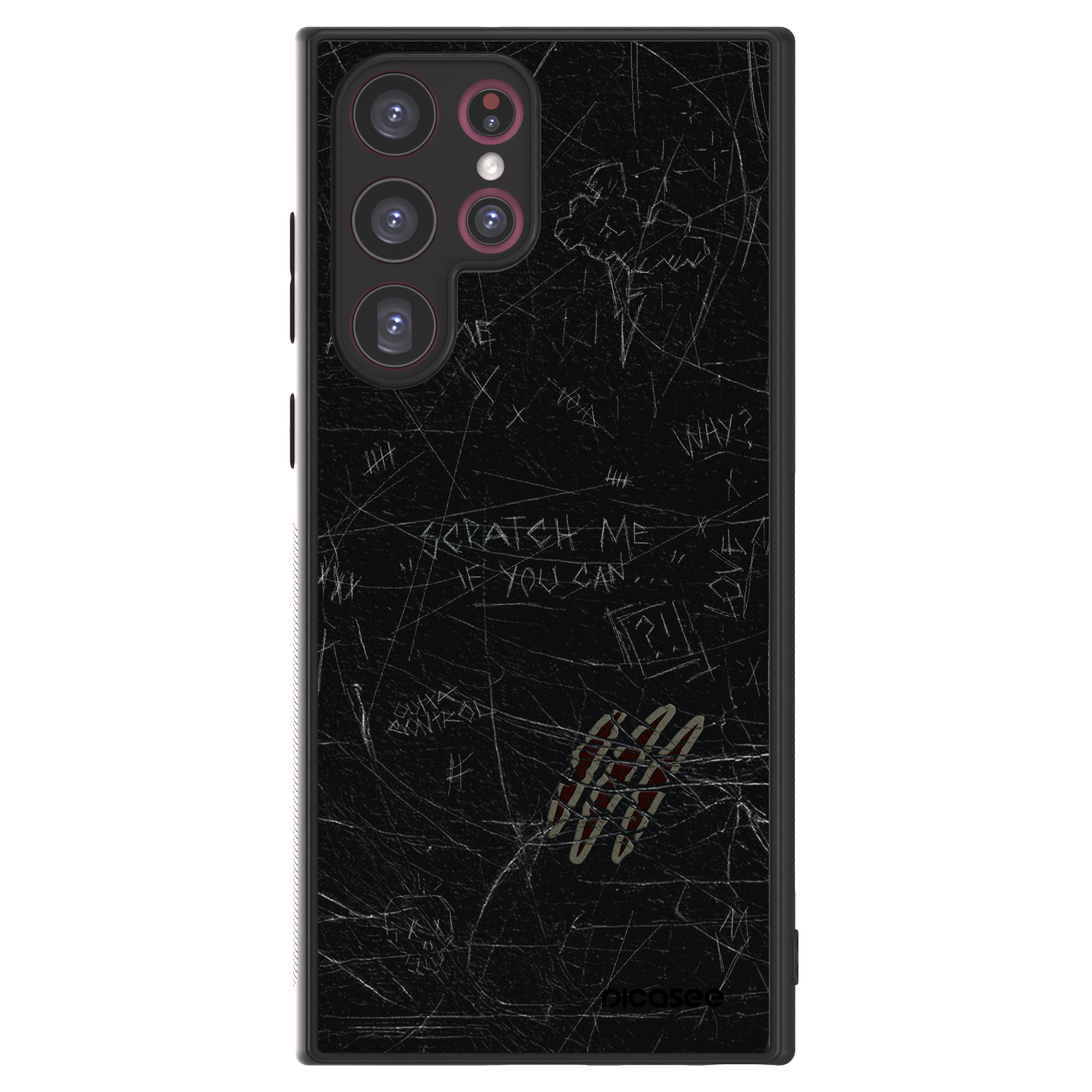 Picasee ULTIMATE CASE PowerShare für Samsung Galaxy S22 Ultra 5G - SCRATCH