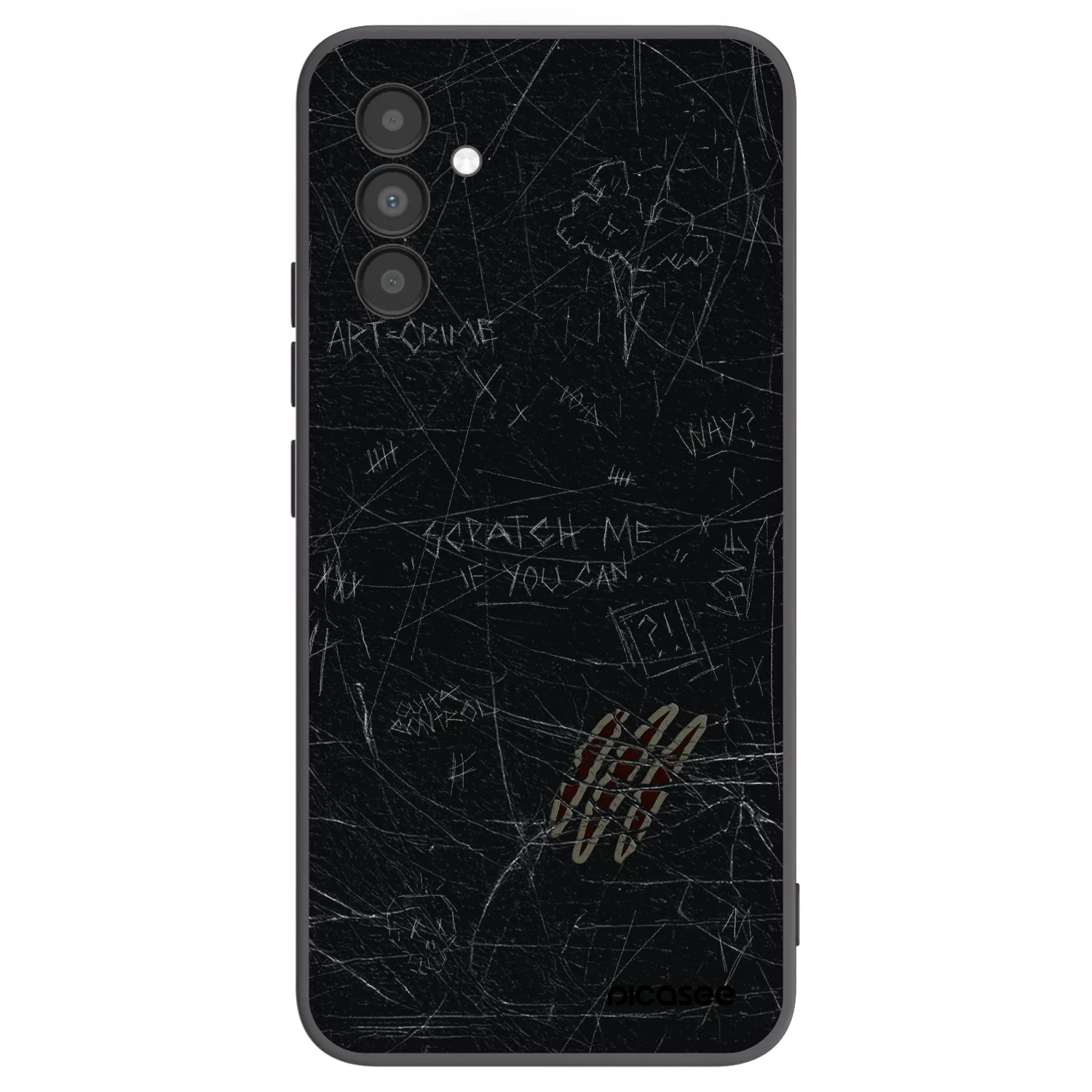 Picasee Samsung Galaxy A04s A047F Hülle - Schwarzes Silikon - SCRATCH