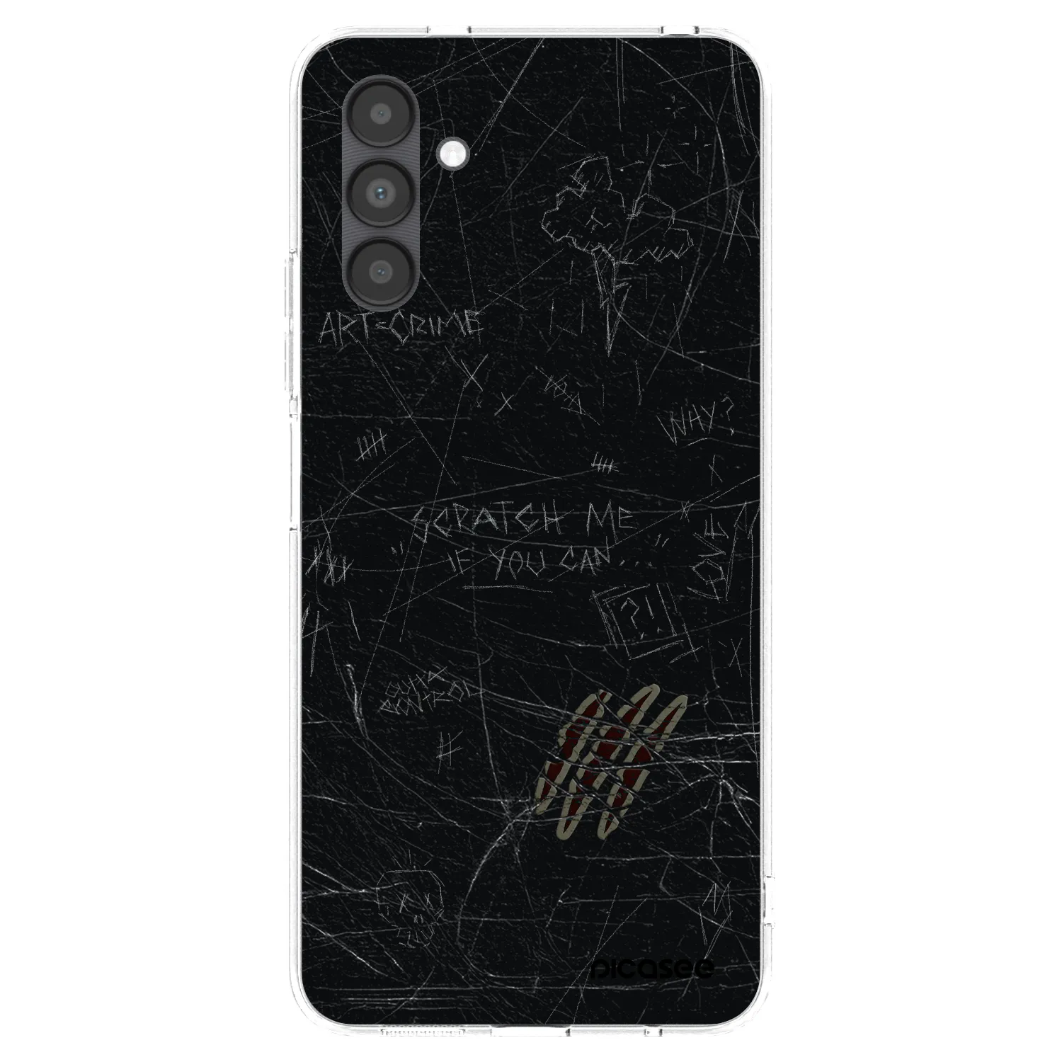 Picasee Samsung Galaxy A04s A047F Hülle - Transparentes Silikon - SCRATCH