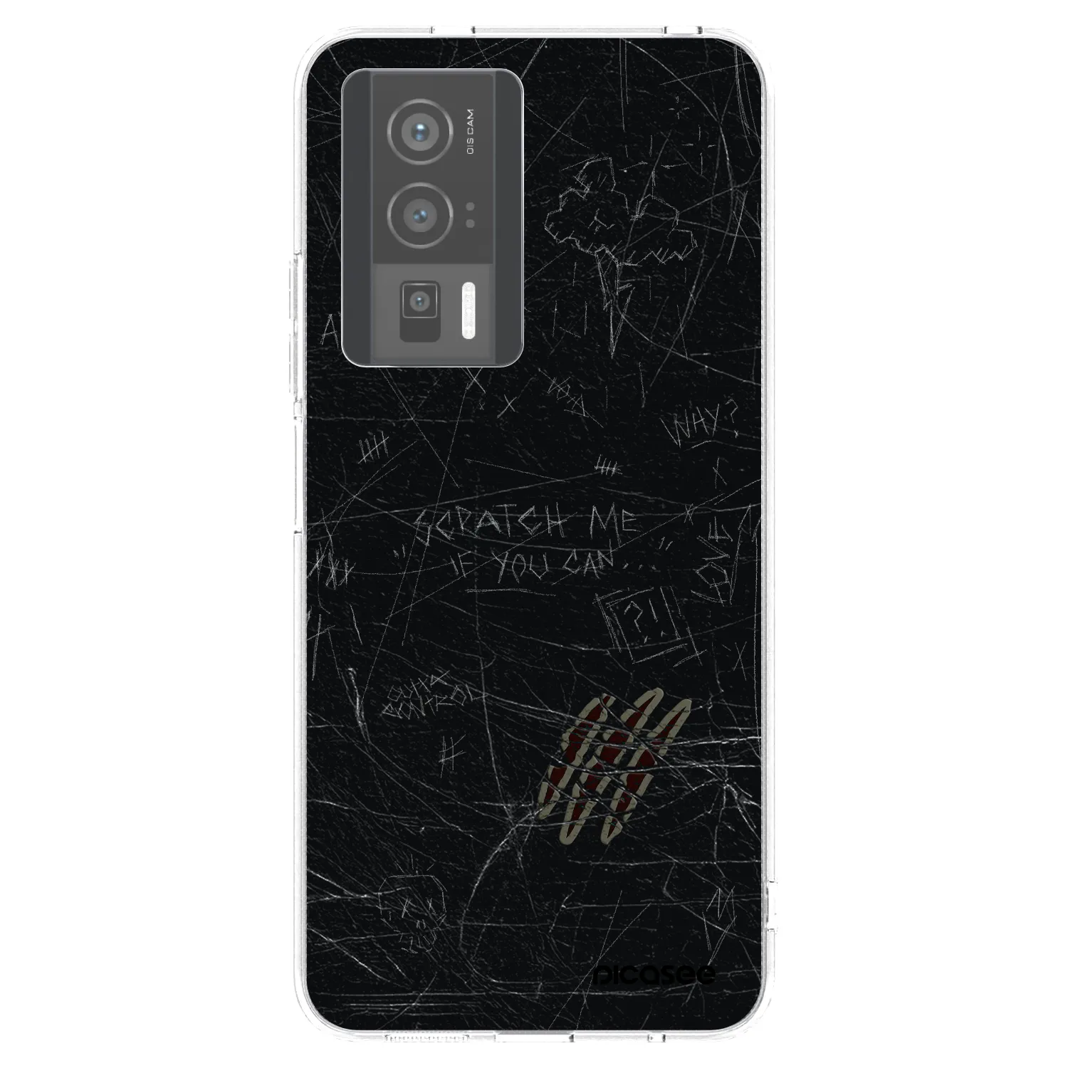 Picasee Xiaomi Poco F5 Pro 5G Hülle - Transparentes Silikon - SCRATCH