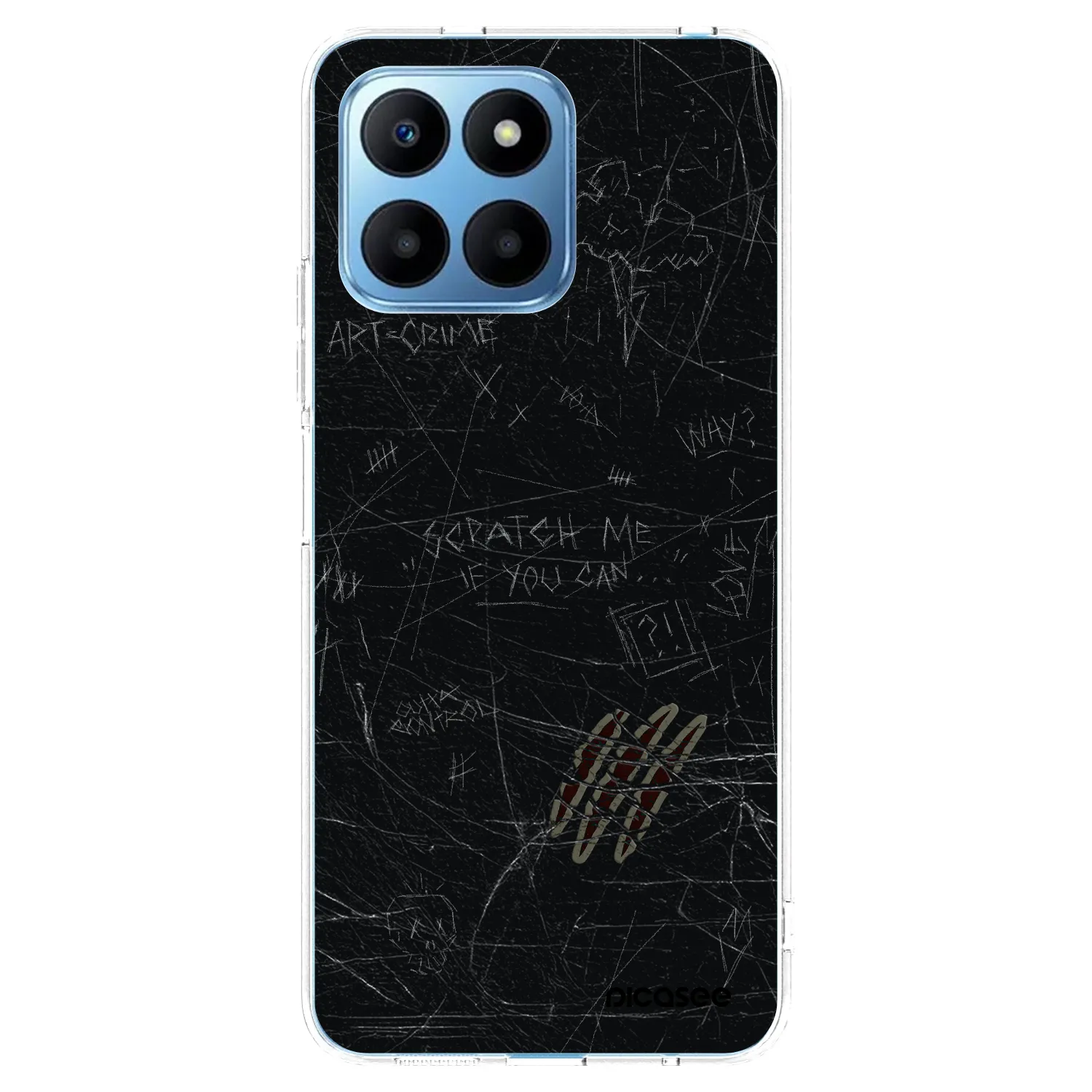 Picasee Honor 70 Lite Hülle - Transparentes Silikon - SCRATCH