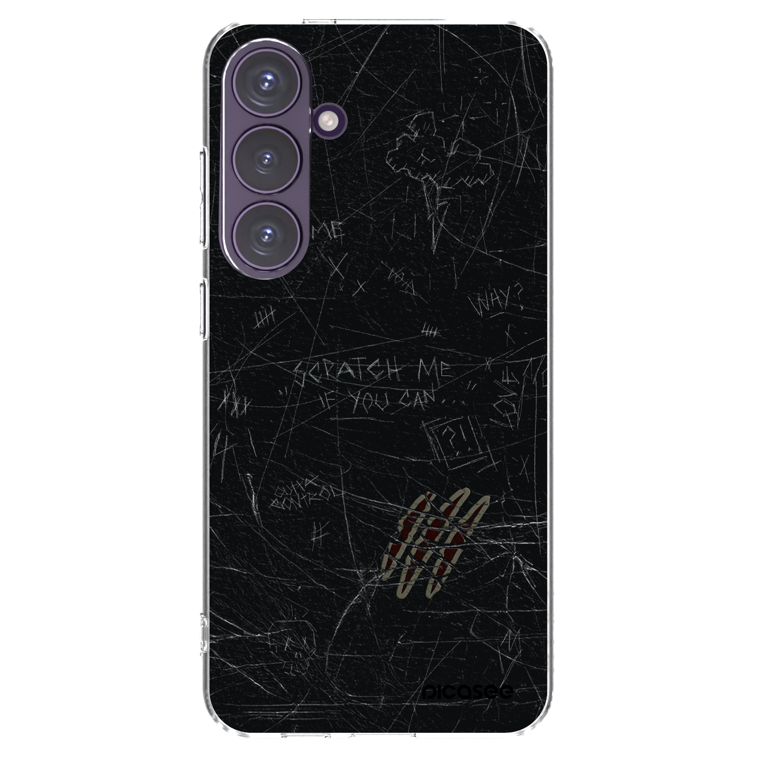 Picasee Samsung Galaxy S24+ S926B 5G Hülle - Transparentes Silikon - SCRATCH